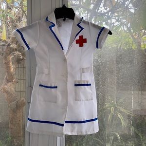 Authentic kids size 5 T nurse button down dress